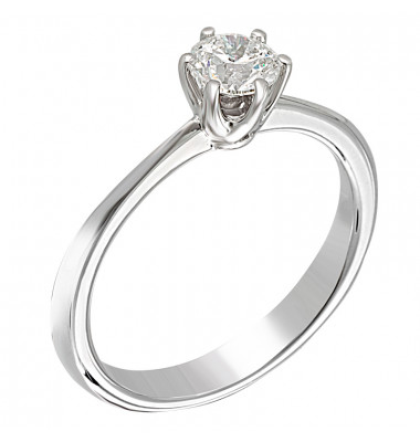 Anello Massimo Raiteri Solitario Oro Bianco 0121832