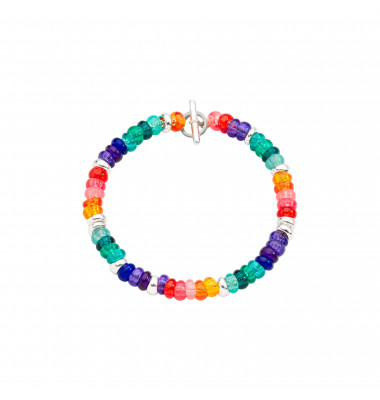 Bracciale Rondelle Arcobaleno 