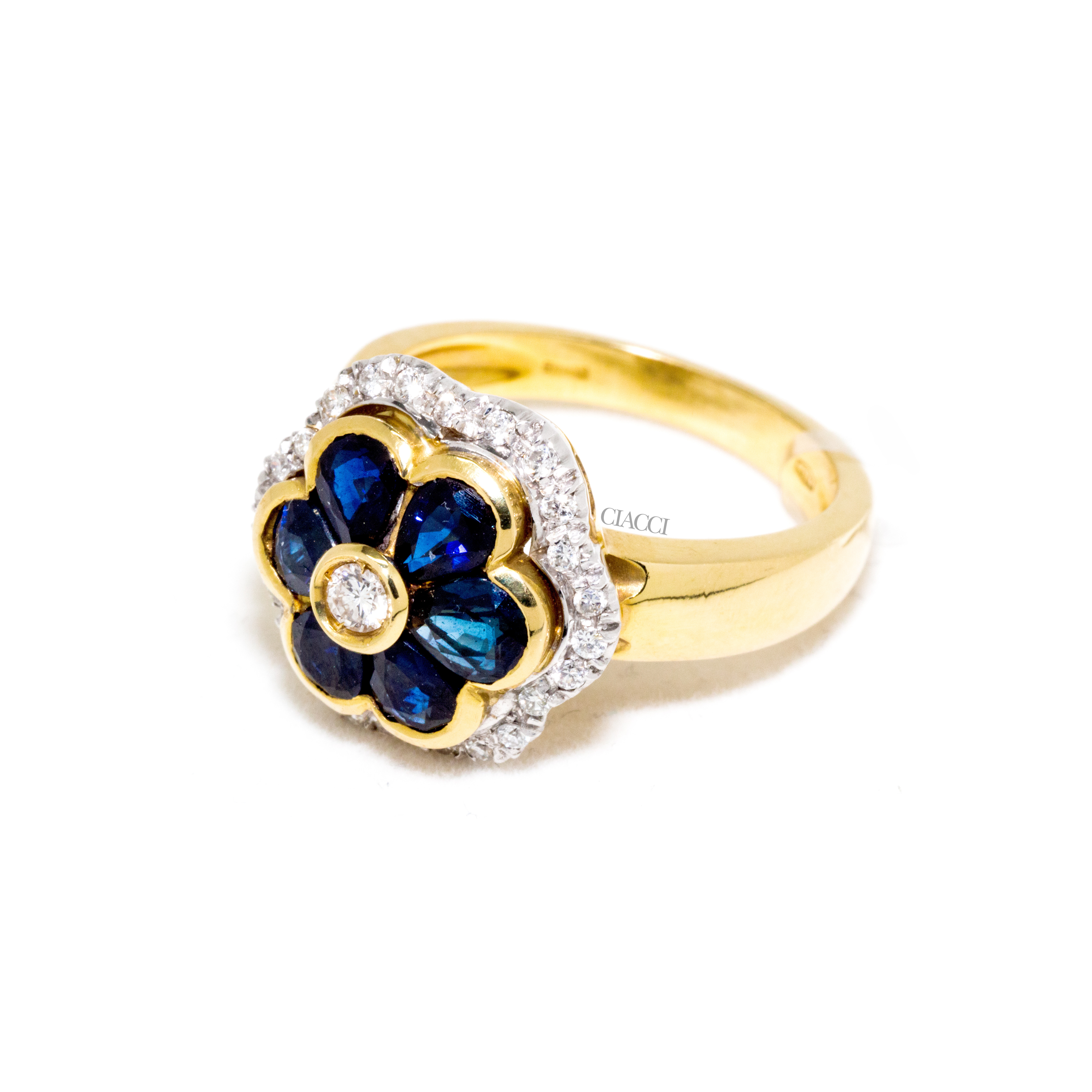 Anello oro cheap zaffiro