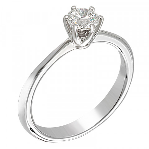 Anello Massimo Raiteri Solitario Oro Bianco e Diamante 1,30ct 0121780