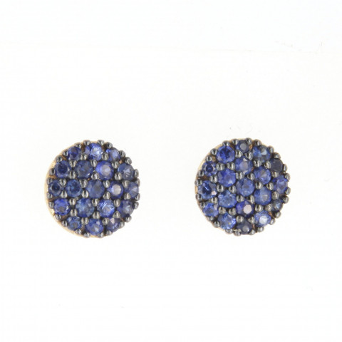 Orecchini Massimo Raiteri Oro Rosa e Zaffiri Blu 0121804