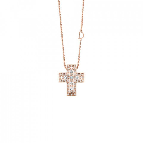 Belle Époque Collana in oro rosa e diamanti 20083570