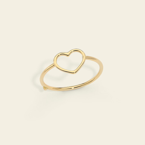 Anello Marco Gerbella Cuore Oro Giallo