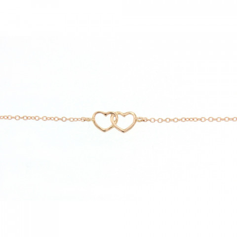 Bracciale Marco Gerbella Due Cuori Intrecciati Oro Rosa CF-BC-91/1-XR