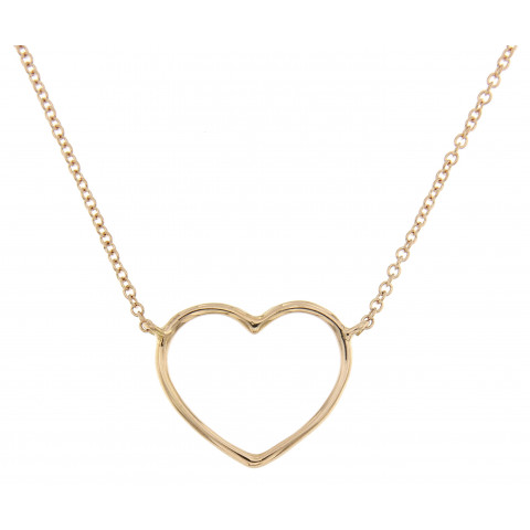 Collana Marco Gerbella Cuore in Oro Rosa 18 ct CF-CL-63-XR