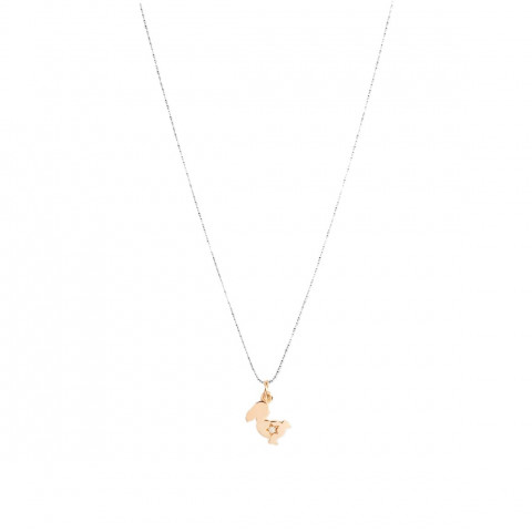 Ciondolo Dodo Junior Oro Rosa & Diamante