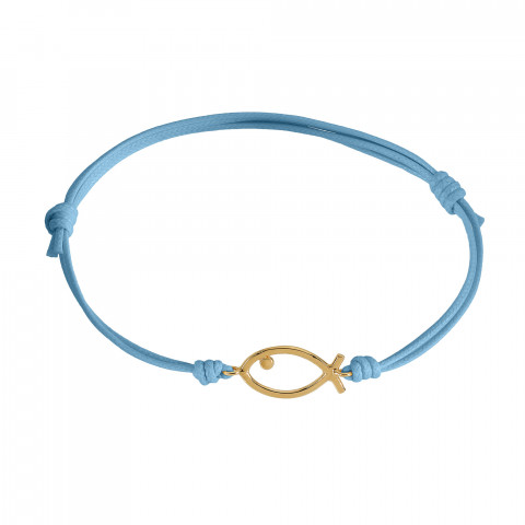 Bracciale Marco Gerbella Cordino Pesce Oro Giallo 18kt CQ-BK-12-XG