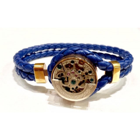 meccanismo orologio blu