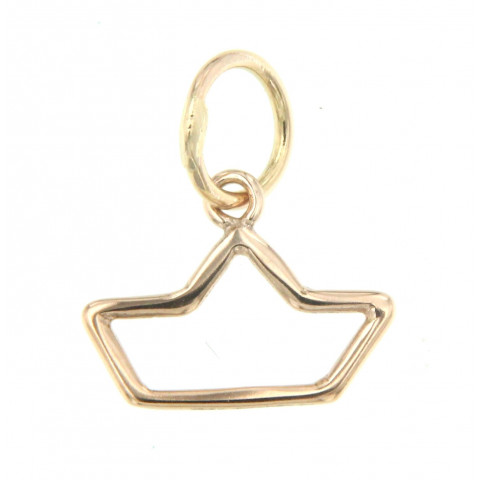 Charm Ciondolo Nave Marco Gerbella in Oro Giallo 18 Kt