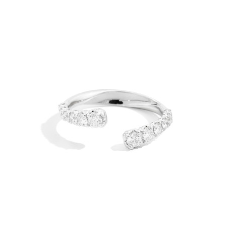 Recarlo Anniversary More Anello veretta aperta asimmetrica a scalare
