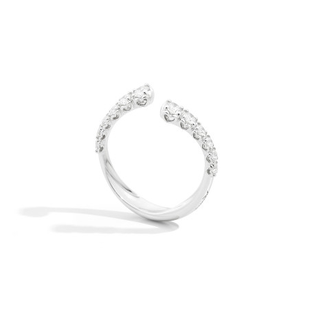 Recarlo Anniversary More Anello veretta aperta asimmetrica a scalare