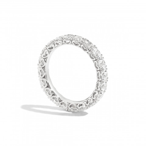 Recarlo Anniversary Veretta Girodito Oro Bianco e Diamanti ct 2,04 R01GD741