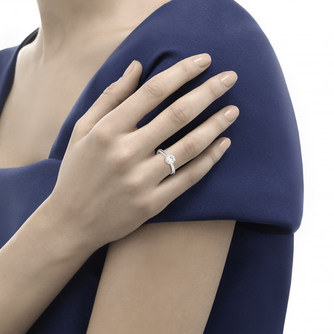 Recarlo Anniversary Anello solitario
