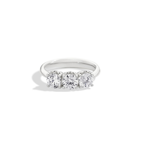 Recarlo Anniversary Anello Trilogy in Oro Bianco e Brillante