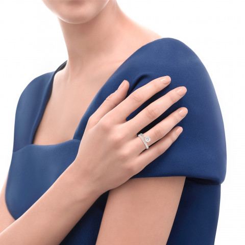 Recarlo Anniversary Anello solitario