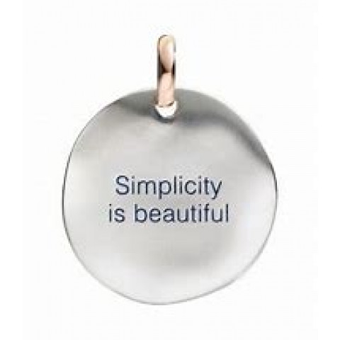 semplicity is beautuful