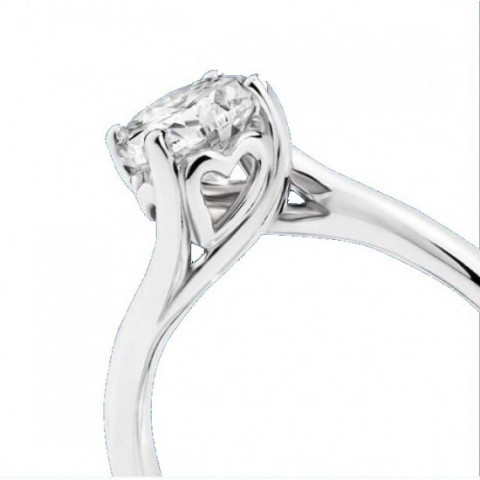 Recarlo Anniversary Anello Valentine Oro Bianco e Brillante R01SO195/010-14