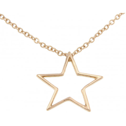 Collana Marco Gerbella Stella Oro Giallo 18 kt ST-CL-21-XG