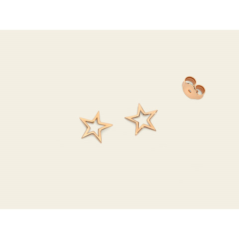 Orecchini Marco Gerbella Stella Oro Rosa 18kt ST-OT-12-XR