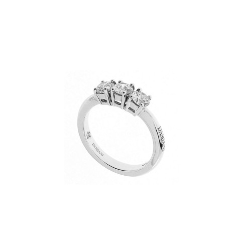 Scelgo Te Anello Trilogy in Oro Bianco e Diamanti 20083738